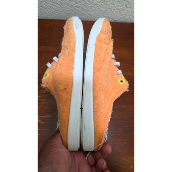 Vionic Breeze Beach Orange Canvas Slip-On Sneakers - Women Size 9.5 - Picture 7 of 9